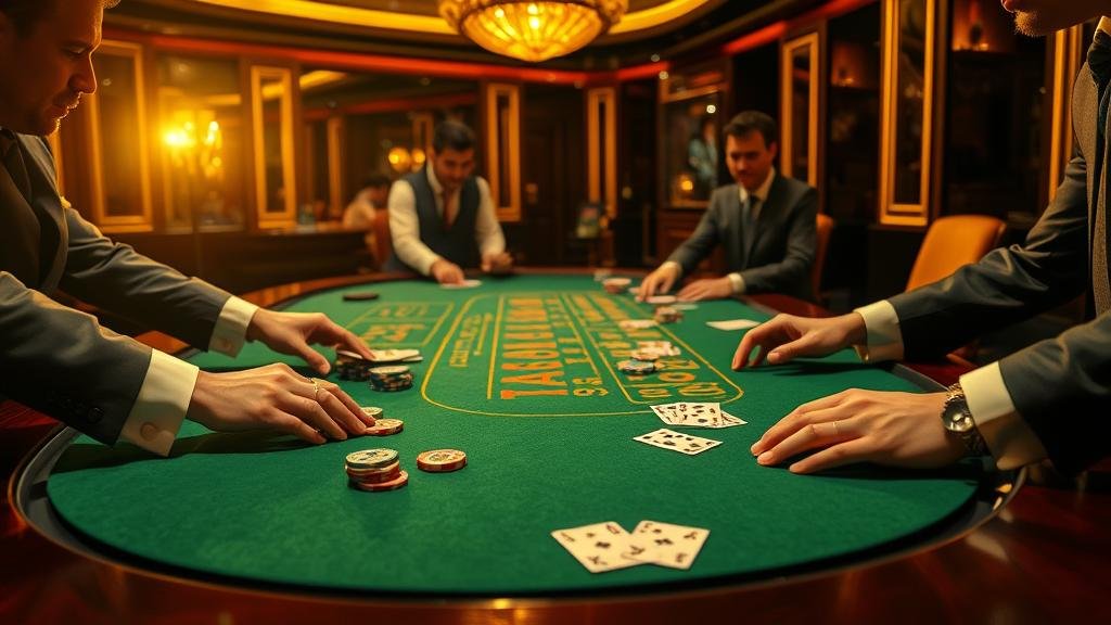 หน้าจอเกมบาคาร่าสด ค่าย SA Gaming