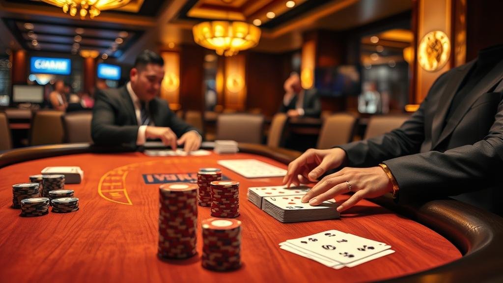 ภาพแสดงเค้าไพ่ บาคาร่า แบบต่างๆ