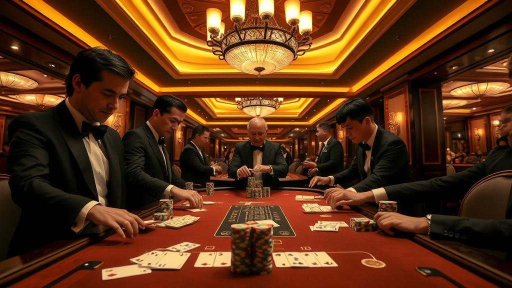 ตัวอย่างเค้าไพ่บาคาร่า: ถนนไม้ขีดและลูกปัด