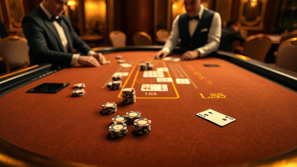 อินเทอร์เฟซบาคาร่าสด Ezugi บนแท็บเล็ต