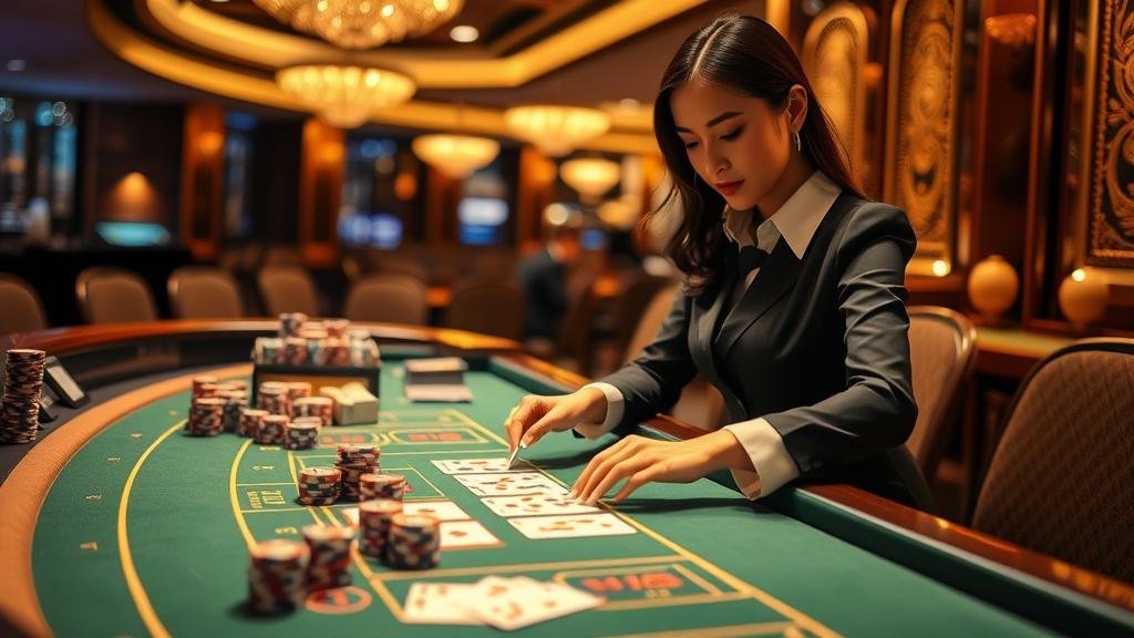 โต๊ะบาคาร่าหรูหราจาก SA Gaming VIP