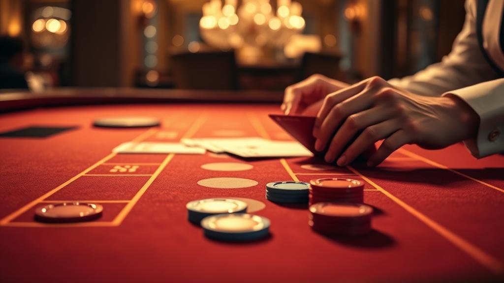 หน้าจอเกมบาคาร่าพร้อมสถิติรูปแบบปิงปอง