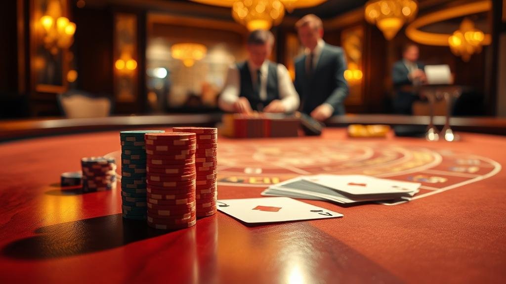 ภาพแสดงเค้าไพ่บาคาร่า