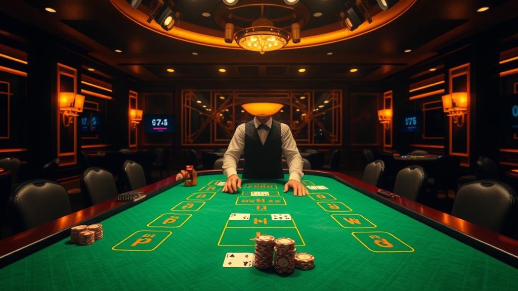 ตัวอย่างเค้าไพ่มังกรในบาคาร่า