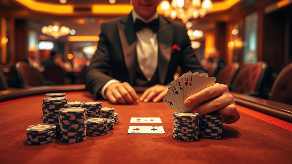 หน้าจอเกมบาคาร่าสดจาก SA Gaming