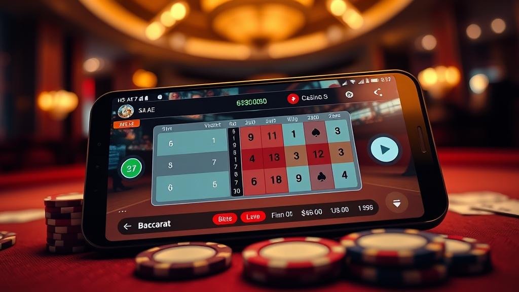 การชนะซูเปอร์ซิกส์ในเกมบาคาร่าบนมือถือ