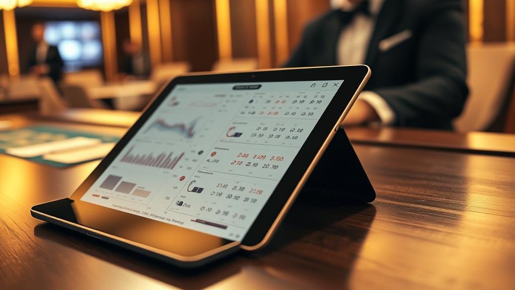 การวางเดิมพันบาคาร่าบนแท็บเล็ต