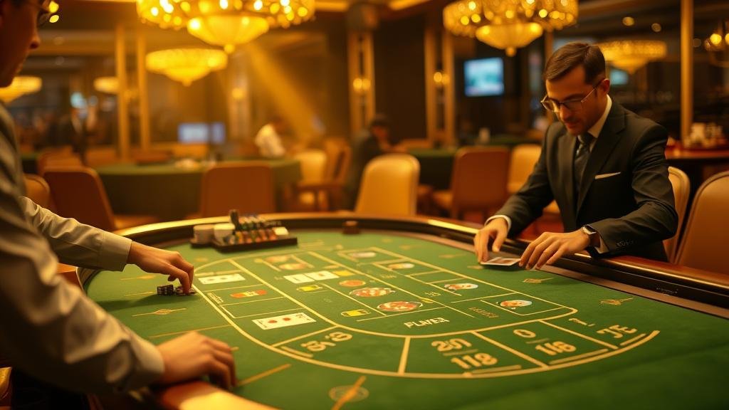 หน้าจอหลักบาคาร่า Evolution Gaming บนมือถือ