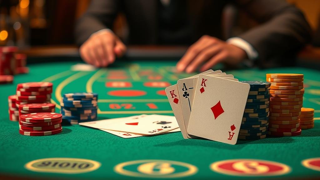 ตัวอย่างเค้าไพ่มังกรและสองตัดในบาคาร่า