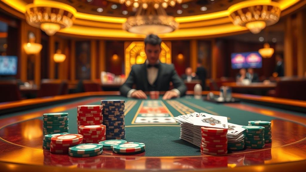 ภาพประกอบเค้าไพ่สองตัด บาคาร่า