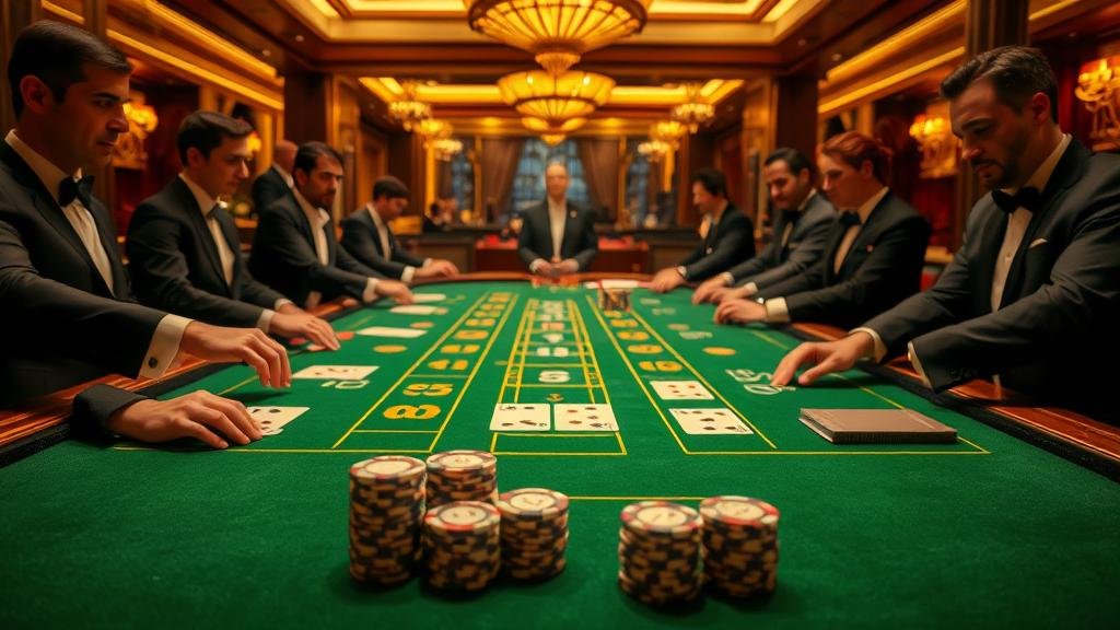 อินโฟกราฟิกแสดงเค้าไพ่บาคาร่าและสถิติ