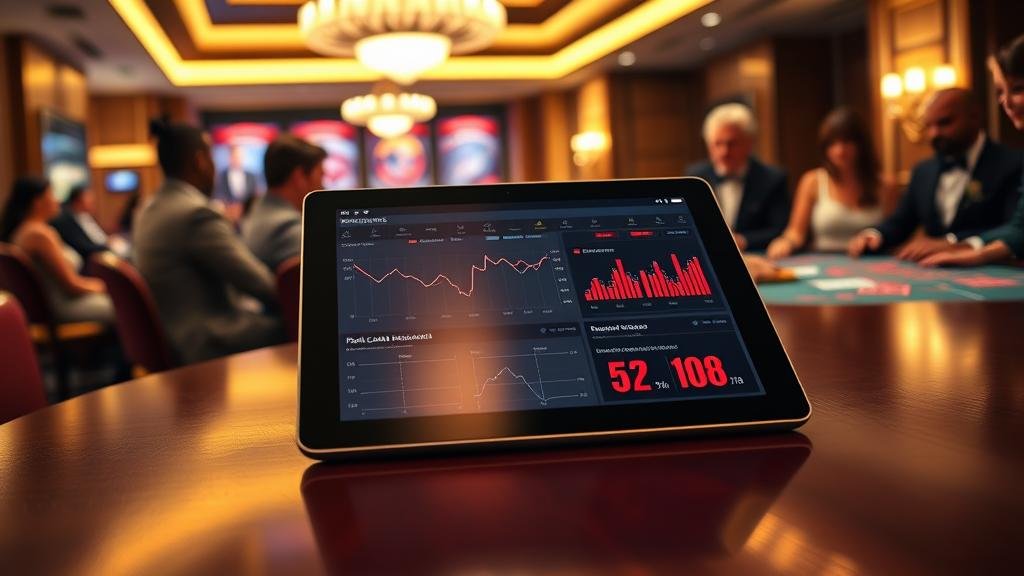 วิเคราะห์เค้าไพ่บาคาร่าบนแท็บเล็ต