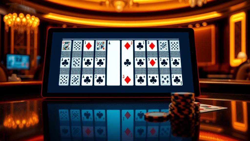 ตัวอย่างเค้าไพ่มังกร บาคาร่า