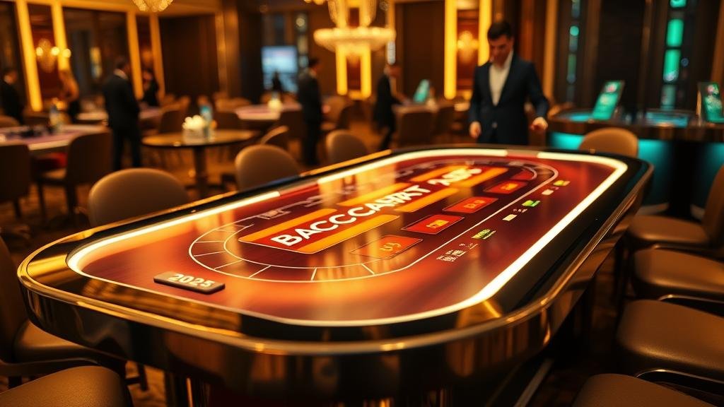 อินเทอร์เฟซบาคาร่า ออโต้ 2025 บนแท็บเล็ต