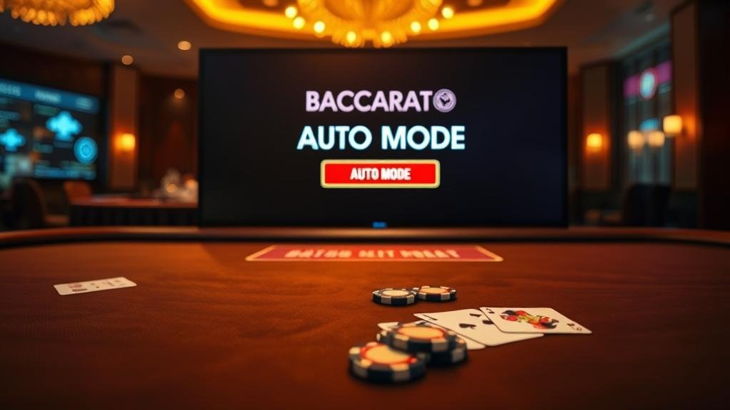 การเล่นบาคาร่าโหมดออโต้ความเร็วสูงบนมือถือ