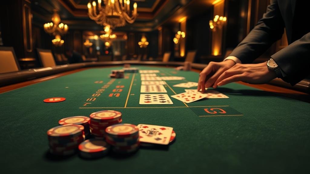 หน้าจอเกมบาคาร่าสด