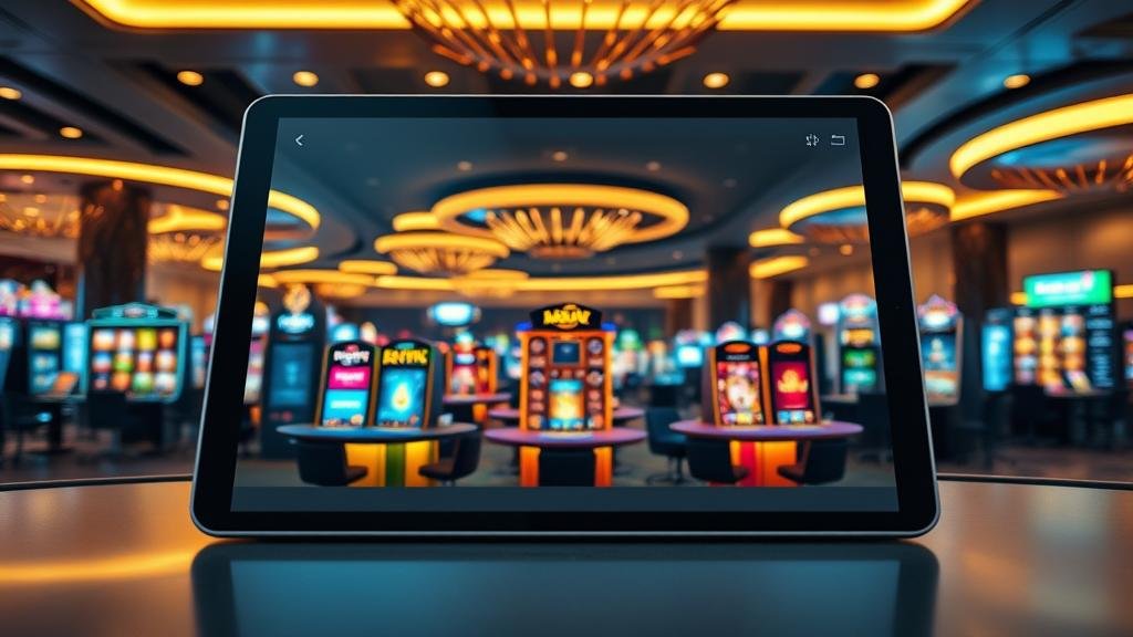 การเล่นบาคาร่าบนแท็บเล็ต