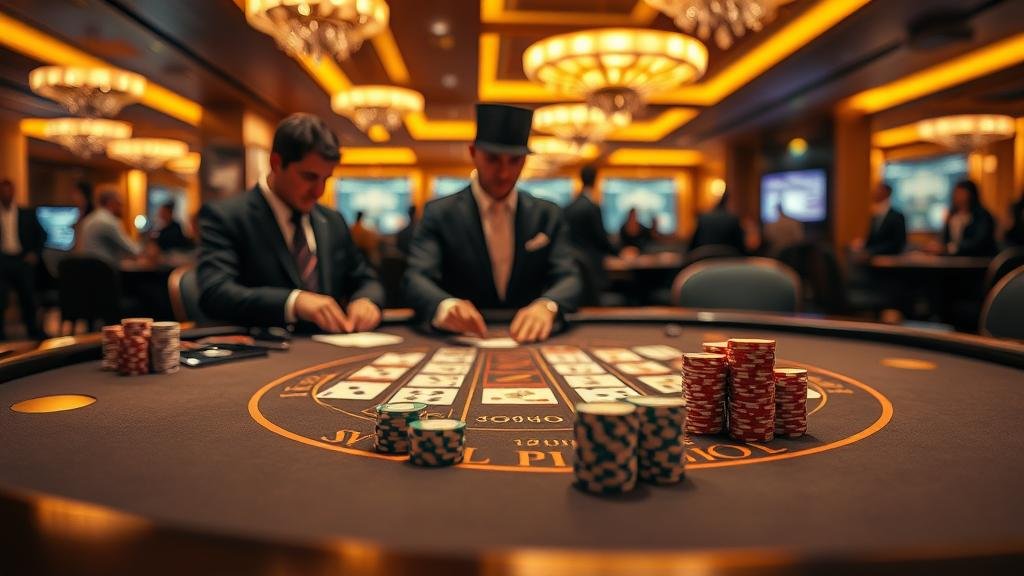 ตัวอย่างเค้าไพ่บาคาร่า สองตัด และมังกร