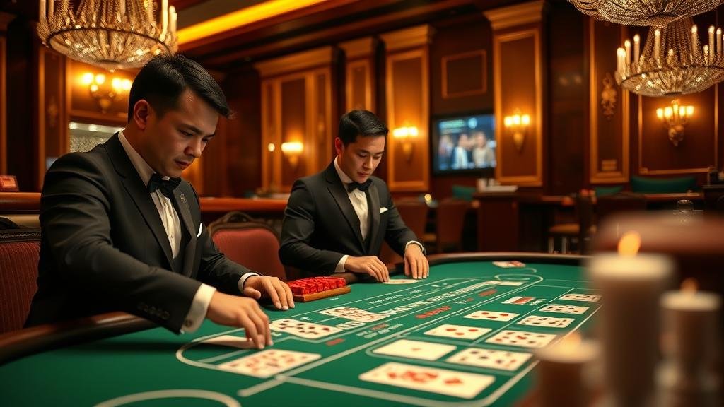 ผู้เล่นบาคาร่าชาวไทยที่กำลังสนุกกับการเล่น