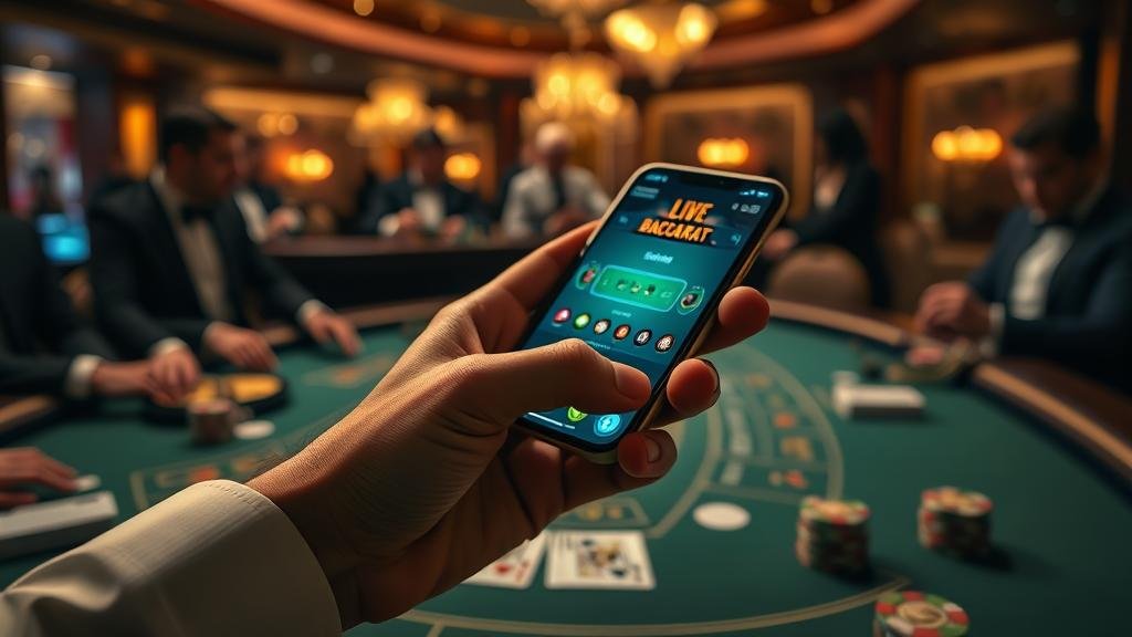 การเล่นบาคาร่าไลฟ์สปีดบนแท็บเล็ต