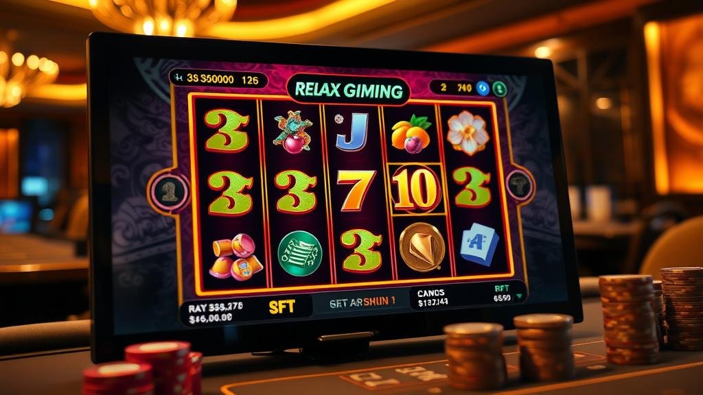 การปรับเบทในเกมสล็อต Relax Gaming ผ่านมือถือ