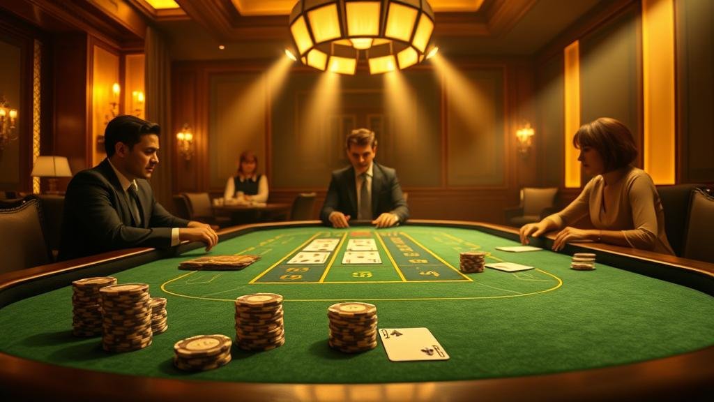 ภาพแสดงเค้าไพ่ปิงปองและมังกรในบาคาร่า