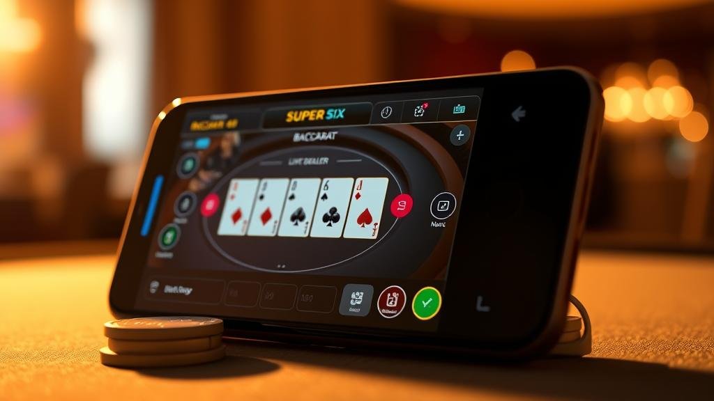 ผู้เล่นบาคาร่า ซูเปอร์ซิกส์ ฉลองชัยชนะ