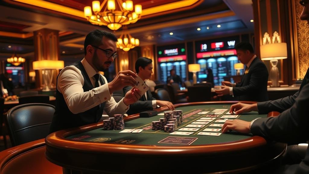 หน้าจอเกมบาคาร่าสดจากค่าย AE