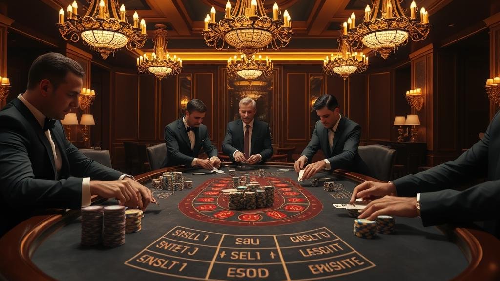 ภาพประกอบเค้าไพ่บาคาร่าสองตัดและสามตัด