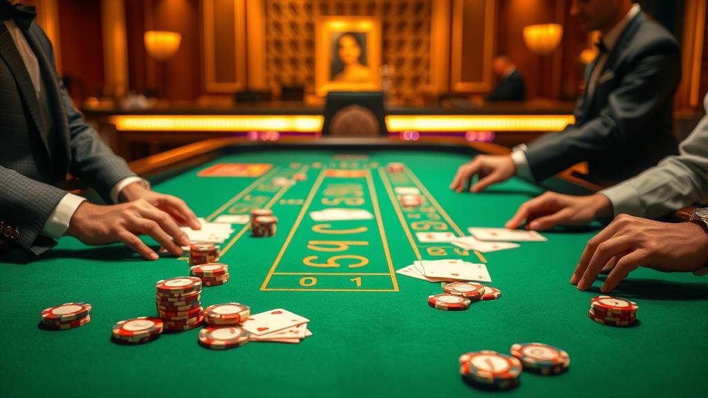 ตัวอย่างเค้าไพ่บาคาร่า: สามตัด สองตัด สลับคู่