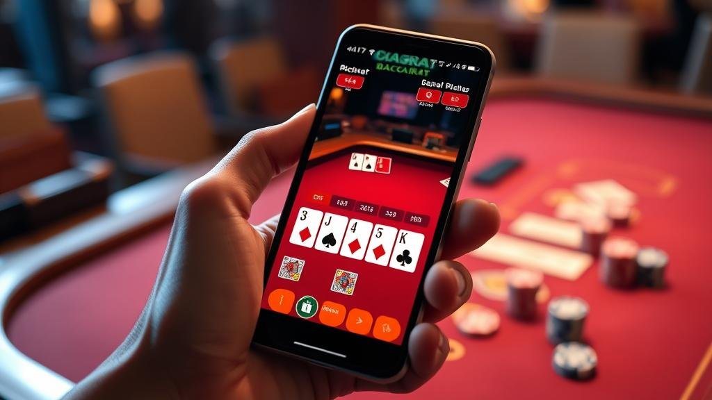 การเล่นบาคาร่าบนแท็บเล็ต Android