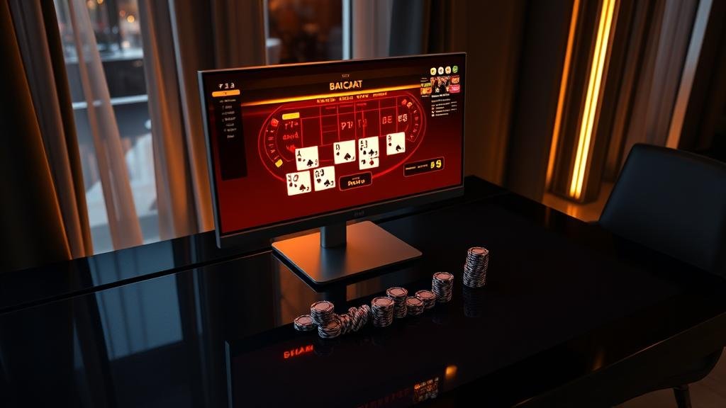 การเล่นบาคาร่าบนแท็บเล็ต