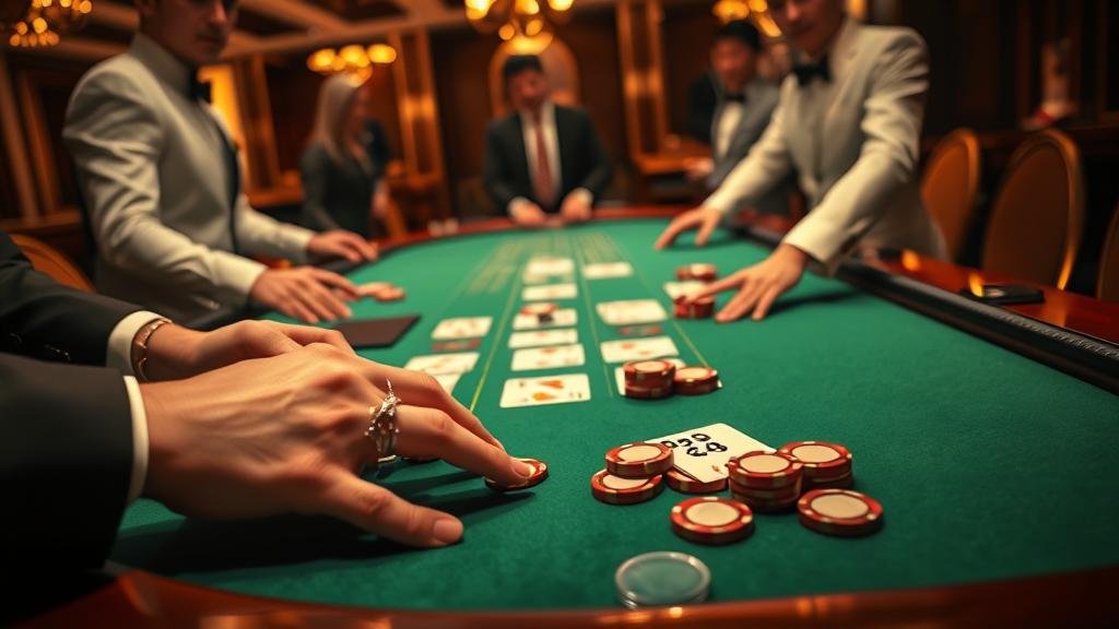 หน้าจอเค้าไพ่ Evolution Gaming แสดงผลแบบเต็มจอ