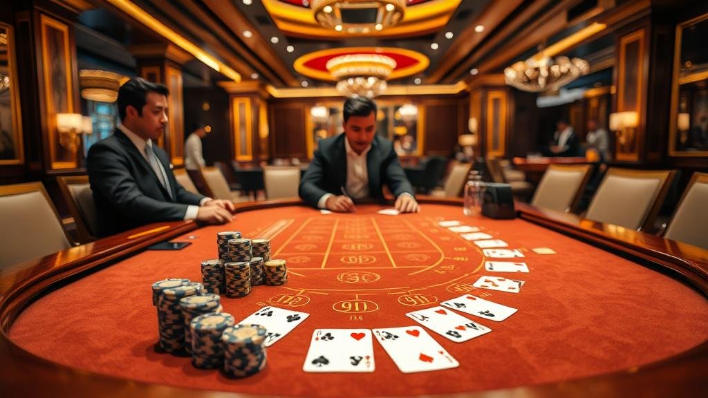 การวางเดิมพันตำแหน่งเพลเยอร์ในบาคาร่า