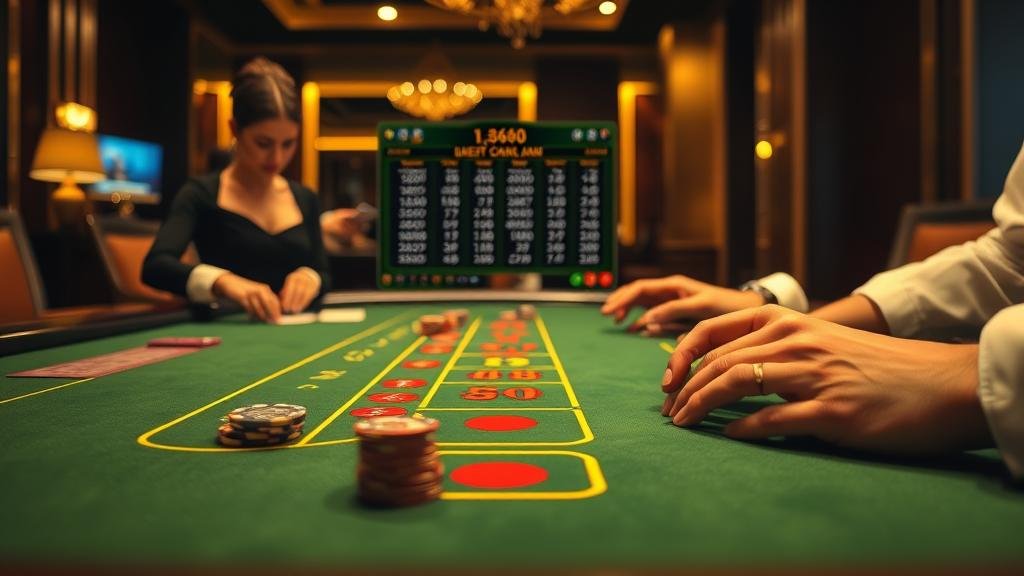 เปรียบเทียบหน้าจอเกมบาคาร่า WM Casino และ BBIN