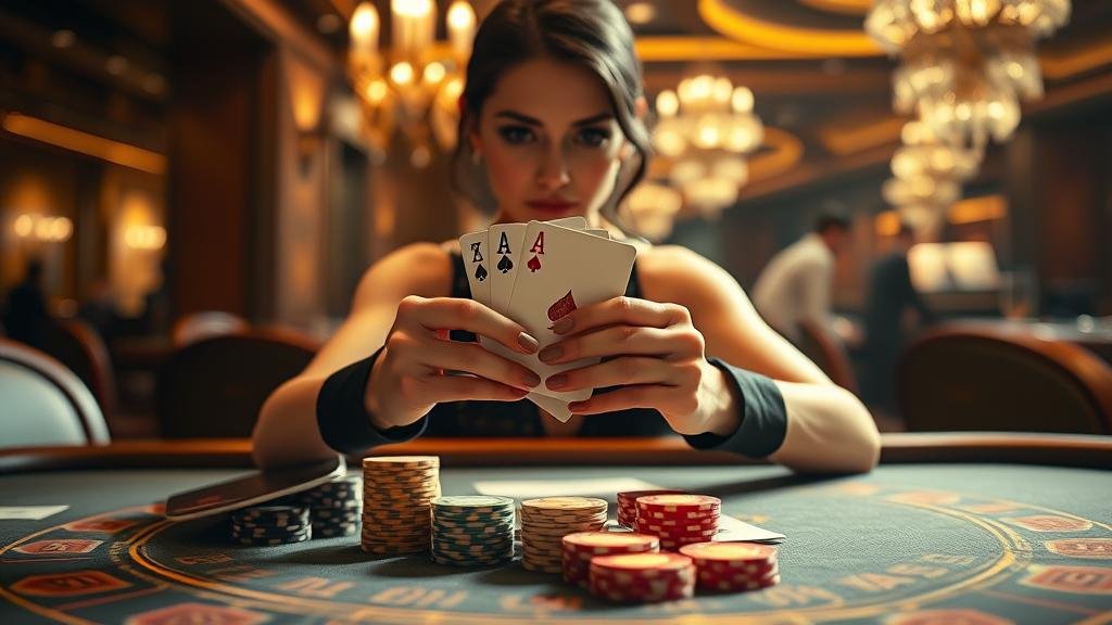 ตัวอย่างเค้าไพ่ถนนใหญ่ (Big Road) ในเกมบาคาร่า