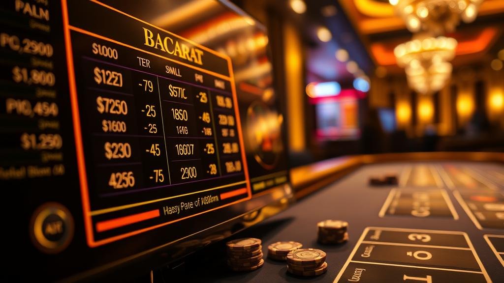 กราฟแสดงอัตราจ่ายบาคาร่า วัววัว และสปีดสควีซ