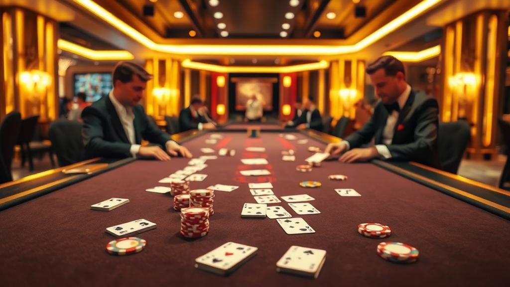 ตารางเค้าไพ่บาคาร่าและสัญลักษณ์ผู้ให้บริการ