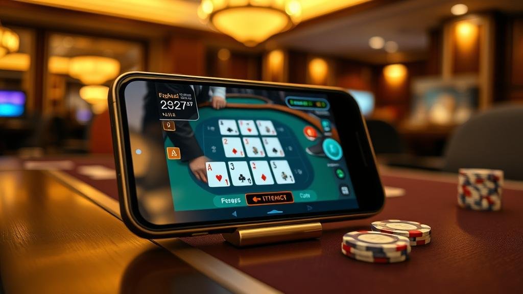 การเล่นบาคาร่าหลายโต๊ะบนอุปกรณ์