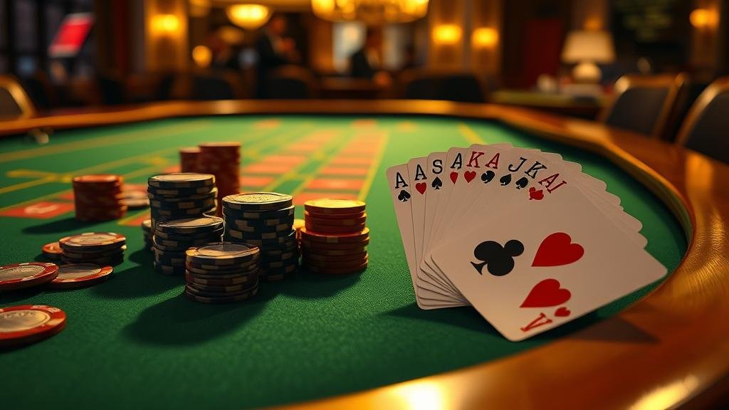 กราฟแสดงเปอร์เซ็นต์การชนะของบาคาร่า