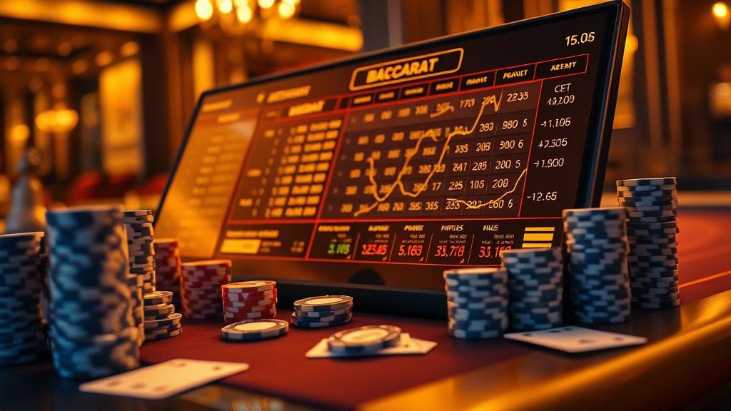 การเล่นบาคาร่าบนมือถือด้วยสถิติ HD