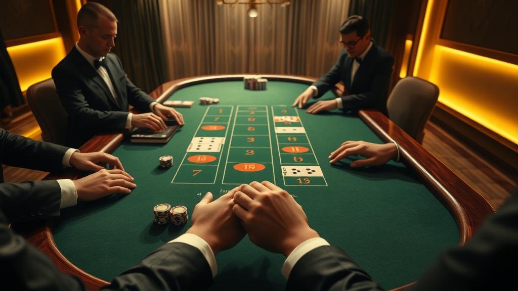 ตารางแสดงเค้าไพ่บาคาร่า