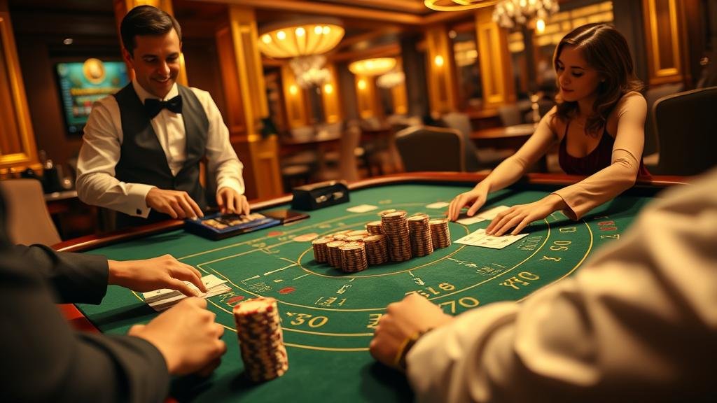 หน้าจอเกมบาคาร่าสดจาก AllBet