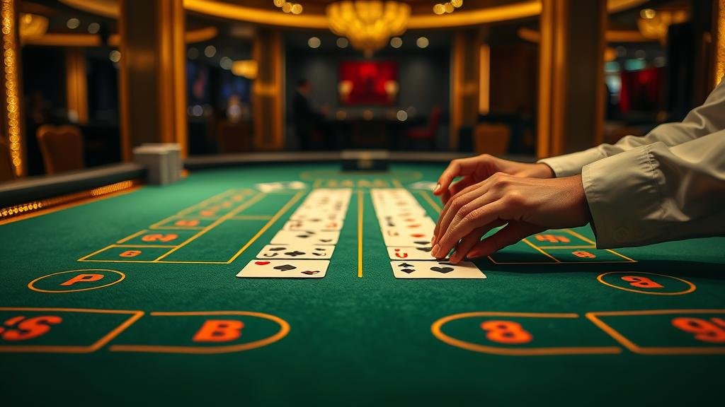 บรรยากาศการเล่นบาคาร่าสด