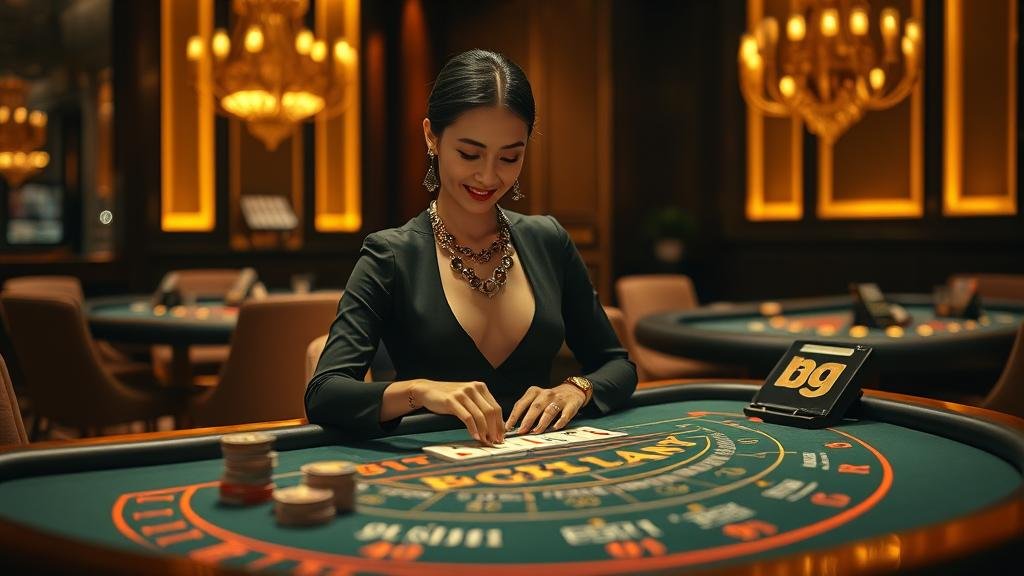 อินเทอร์เฟซเกมบาคาร่า AllBet ที่ทันสมัย