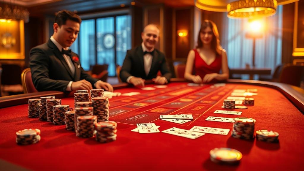 เค้าไพ่บาคาร่า ถนนใหญ่และมังกร