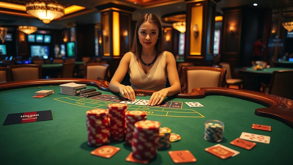 อินเทอร์เฟซเกมบาคาร่า N2Live ที่ล้ำสมัย