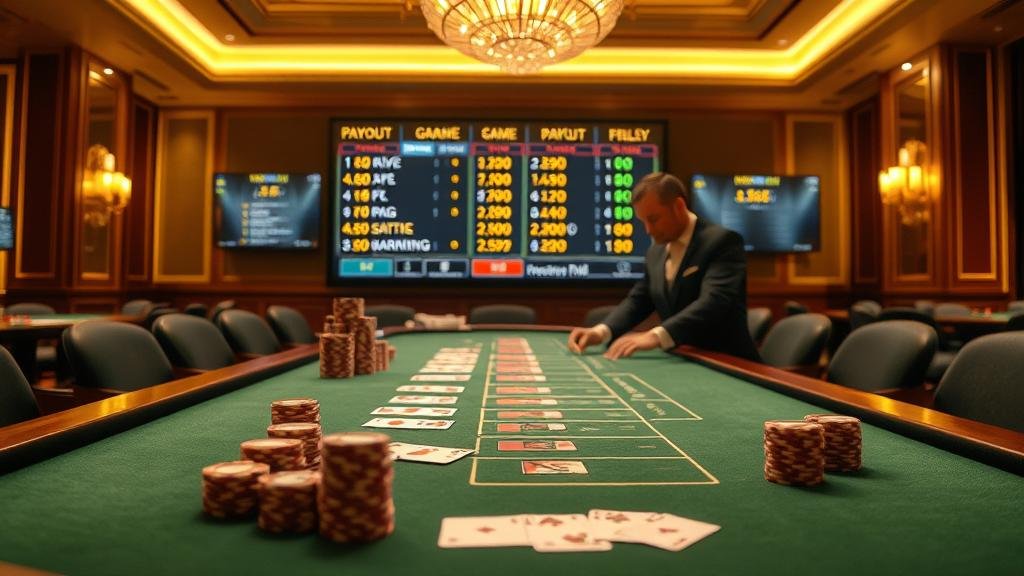 หน้าจอแสดงสถิติเค้าไพ่บาคาร่า BG