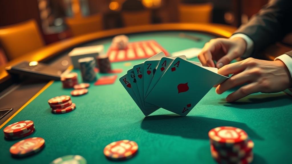 ตัวอย่างเค้าไพ่บาคาร่า