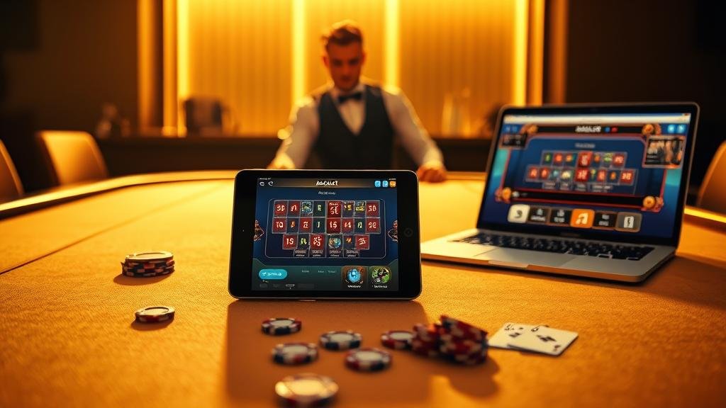 การอ่านเค้าไพ่บาคาร่าบนหน้าจอ